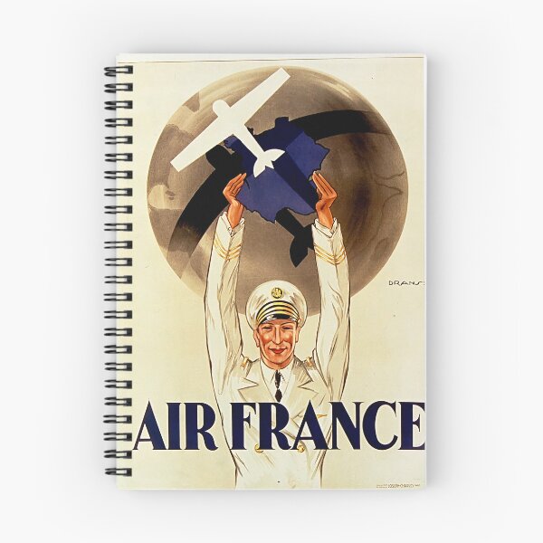 Item preview, Air France – Vintage Pilot Poster by Dransy (1933) designed and sold by Lukasphere.