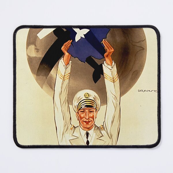 Item preview, Air France – Vintage Pilot Poster by Dransy (1933) designed and sold by Lukasphere.