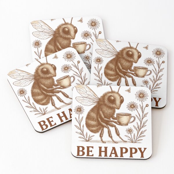 Item preview, Bee Happy Yellow - The Bee Sides Series designed and sold by OpenArt.