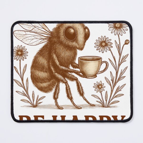 Item preview, Bee Happy Yellow - The Bee Sides Series designed and sold by OpenArt.