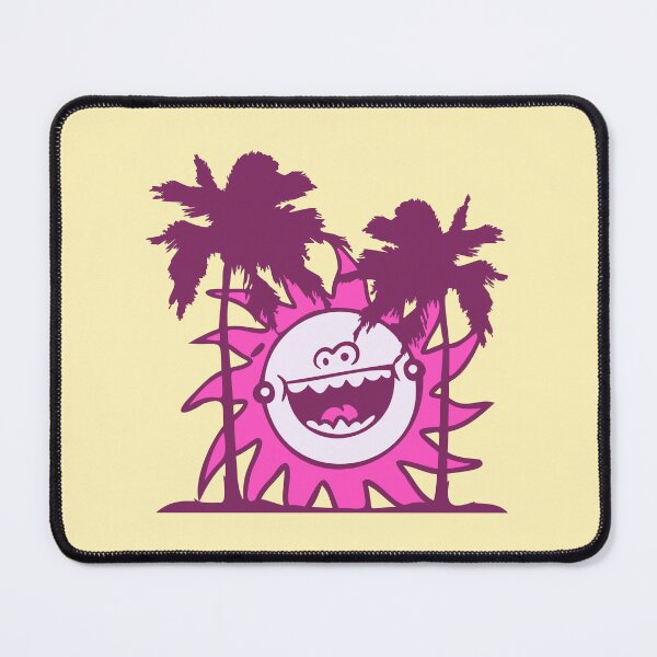 Item preview, Happy Laughing Sun Behind Two Palms Vacation Comic designed and sold by shirt-o-mat.