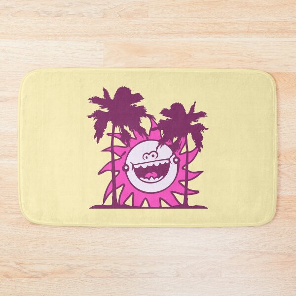 Item preview, Happy Laughing Sun Behind Two Palms Vacation Comic designed and sold by shirt-o-mat.