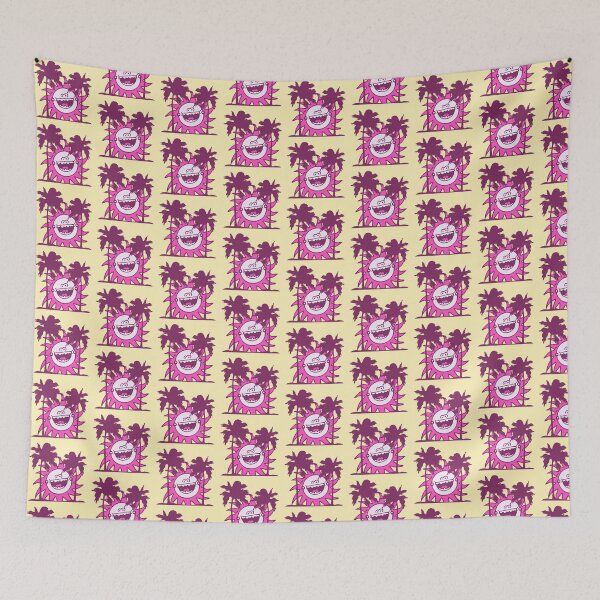 Item preview, Happy Laughing Sun Behind Two Palms Vacation Comic designed and sold by shirt-o-mat.