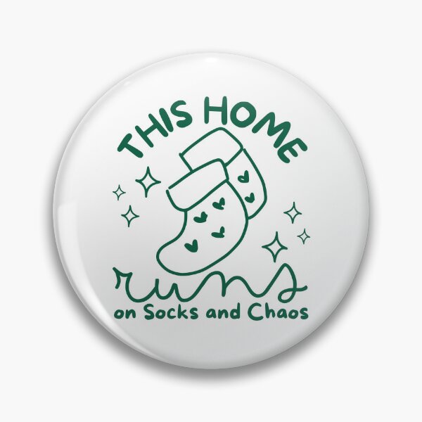 Item preview, This home runs on socks and chaos designed and sold by Peerless-Prime.