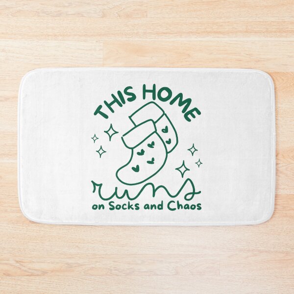 Item preview, This home runs on socks and chaos designed and sold by Peerless-Prime.