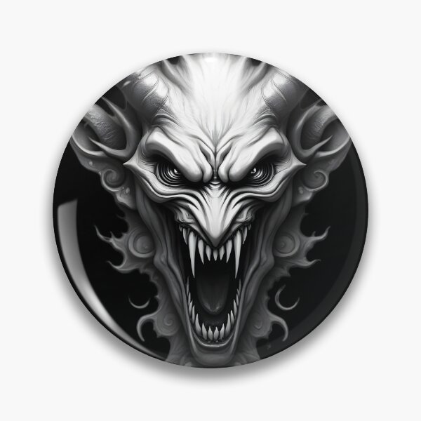 Item preview, Spiked Terror: Hellish Tribal Devil designed and sold by ShadowAndSlate.