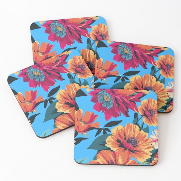 Item preview, Floral tapestry in Blue designed and sold by Forest Aura Vibes.
