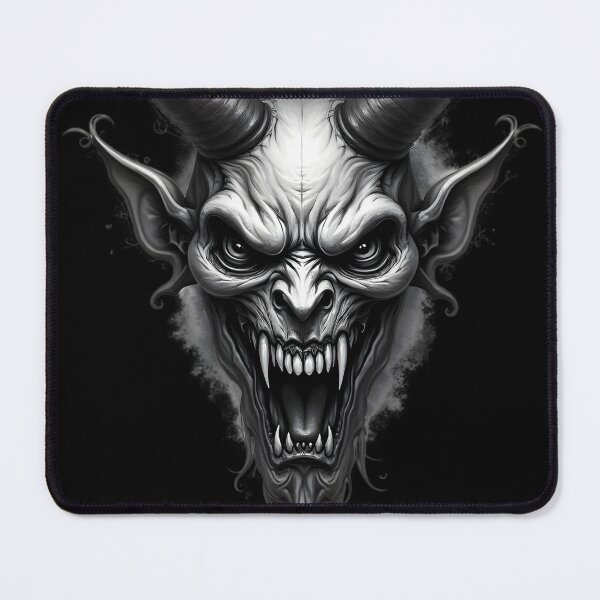Item preview, Horned Fury: Gothic Tribal Demon designed and sold by ShadowAndSlate.
