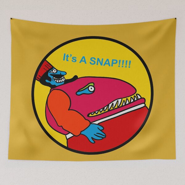 Item preview, It’s a snap Blue meanie Snapping turk pepperland Yellow Submarine character  designed and sold by Kludoman.