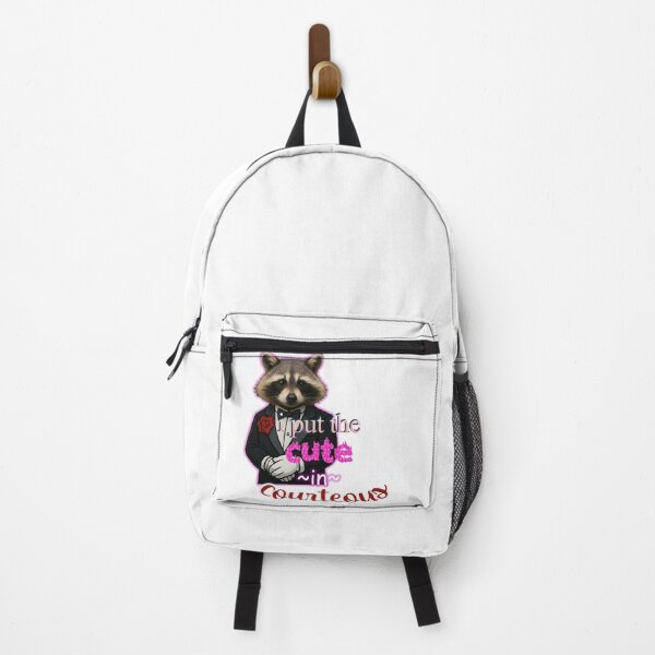 Item preview, I Put The Cute In Courteous Dyslexia Raccoon Design designed and sold by GoatGarments.