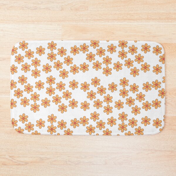 Item preview, Pastel Orange Ditsy Floral designed and sold by unconv-ntional.