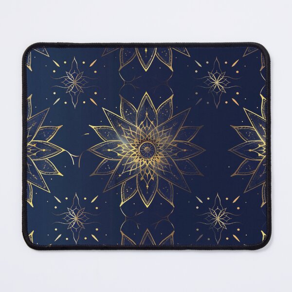 Item preview, Radiant Spirit: Gold Mandala on Midnight Blue designed and sold by ArteMinds.