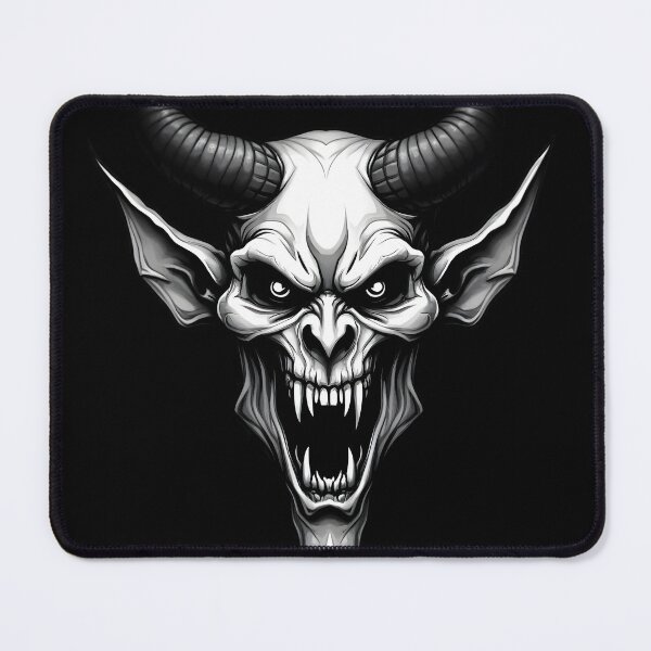 Item preview, Underworld Grin: Dark Tribal Devil designed and sold by ShadowAndSlate.