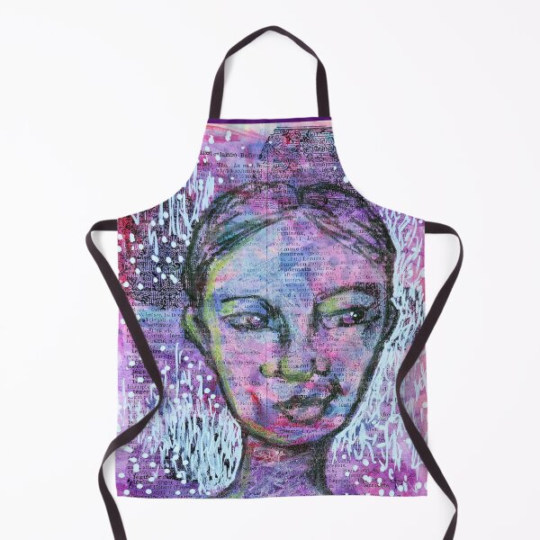 Item preview, Girl in Purple on book page designed and sold by Rising Starr.