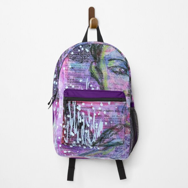 Item preview, Girl in Purple on book page designed and sold by Rising Starr.