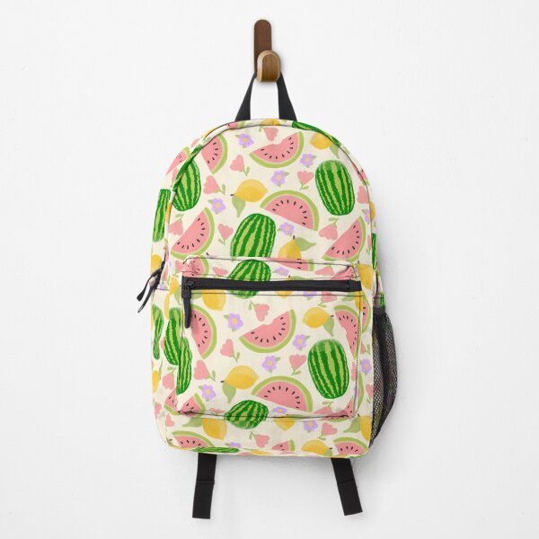 Item preview, Summer Fruit Watermelon Lemon Flower Pattern designed and sold by ArtAlmstEvryDay.