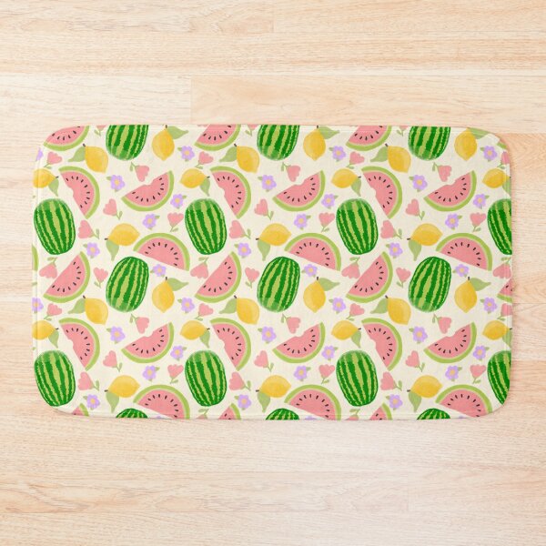 Item preview, Summer Fruit Watermelon Lemon Flower Pattern designed and sold by ArtAlmstEvryDay.