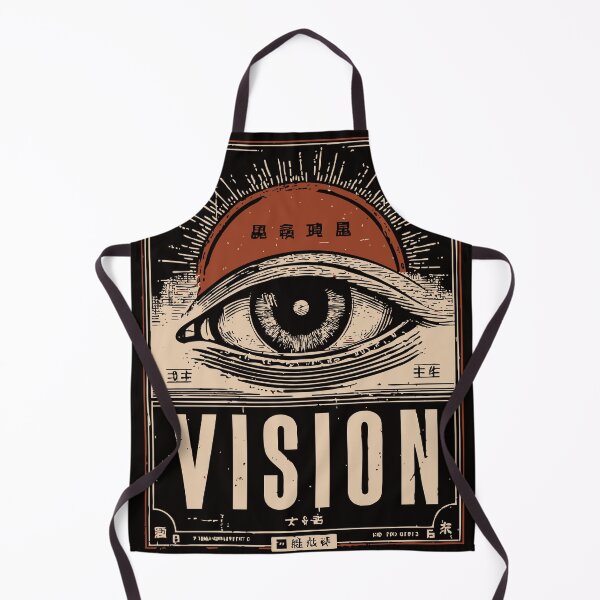 Aperçu de l'œuvre Vision Eye – Œil qui voit tout dans le style d'affiche brutaliste japonaise créée et vendue par TuncGK.
