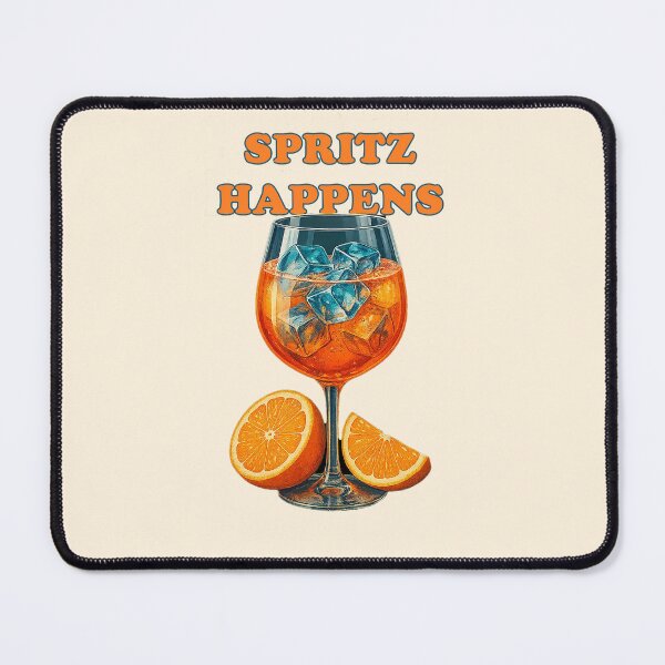 Item preview, Spritz Happens Cocktail Vintage Orange Summer Fun designed and sold by JOUNO.