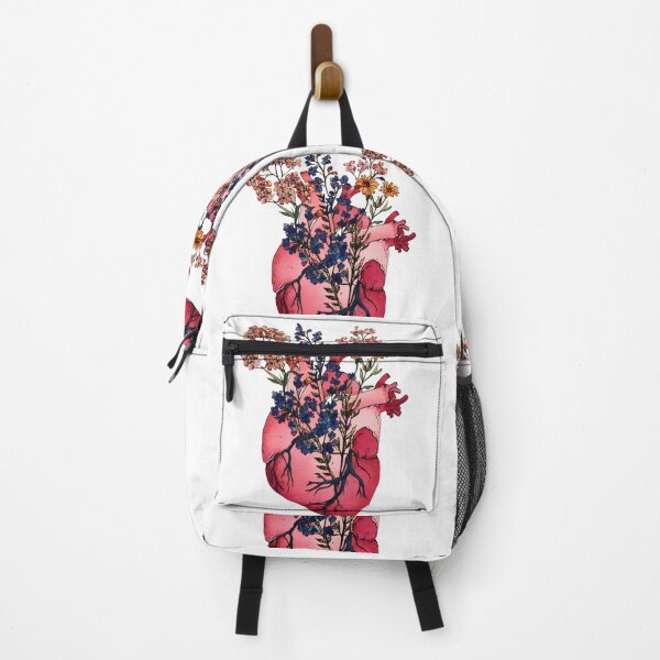 Item preview, Blooming Heart – Anatomical Watercolor Floral Art designed and sold by Kollibri.