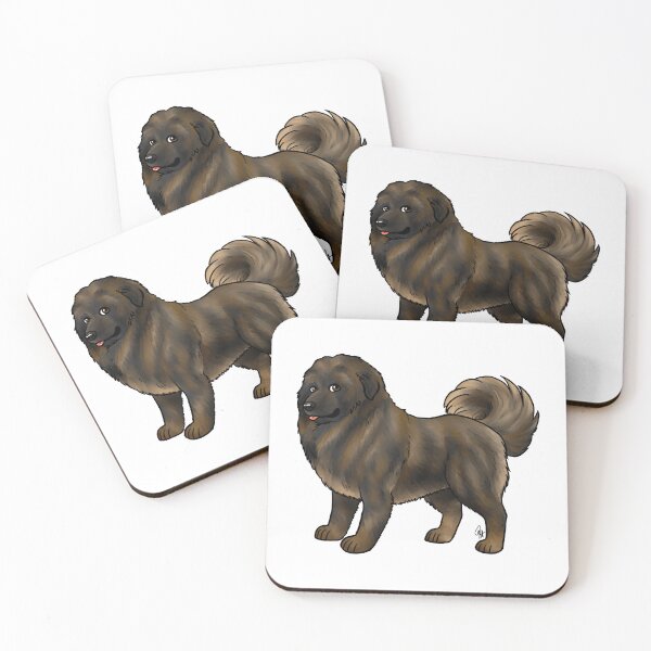 Item preview, Dog - Caucasian Shepherd - Brindle Tail Up designed and sold by Jennifer Stolzer.