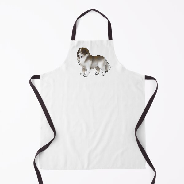 Item preview, Dog - Caucasian Shepherd - Brown and White Tail Down designed and sold by Jennifer Stolzer.