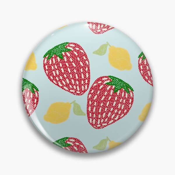 Item preview, Strawberry Lemonade Mosaic Pattern designed and sold by ArtAlmstEvryDay.