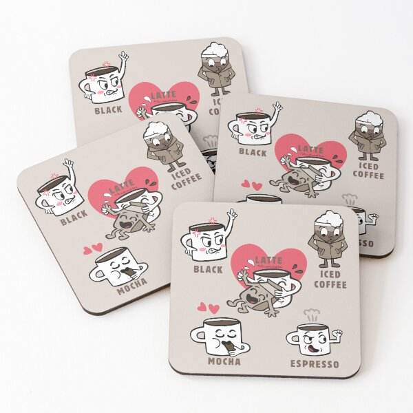 Item preview, Funny Coffee Types designed and sold by Claustronautas.
