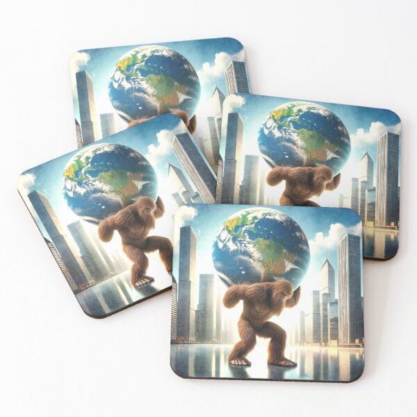 Item preview, Sasquatch Lifting Globe designed and sold by Phil Perkins.