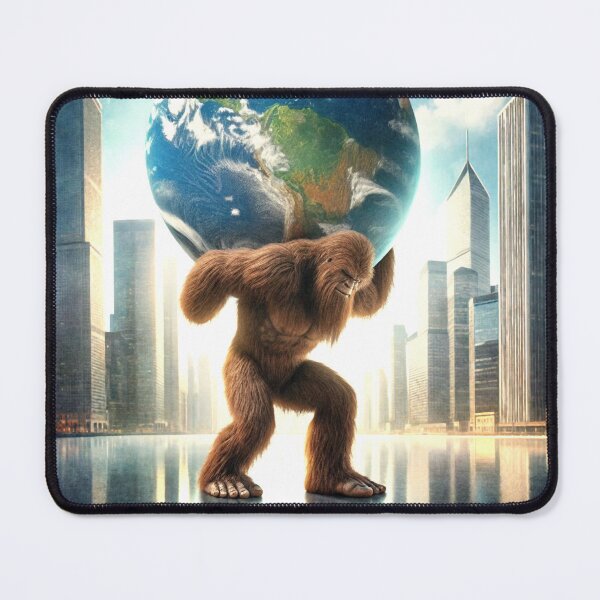 Item preview, Sasquatch Lifting Globe designed and sold by Phil Perkins.