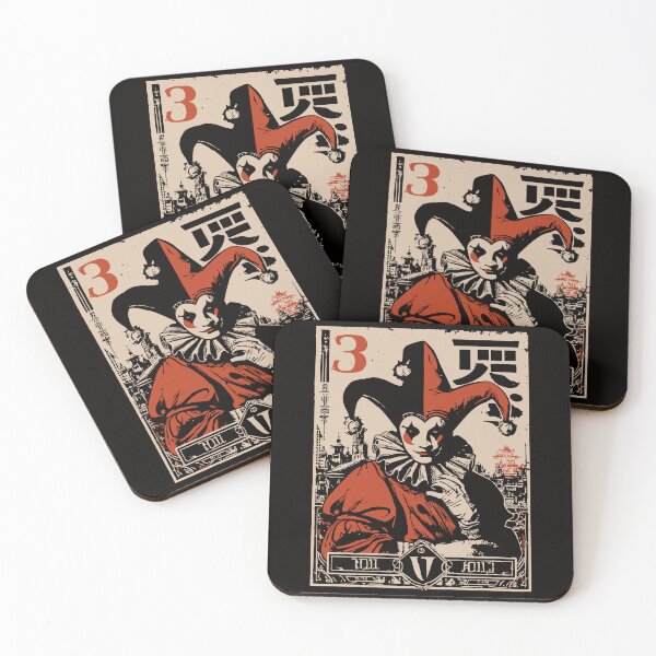 Item preview, The Fool Tarot – Jester Card with Japanese Urban Twist designed and sold by TuncGK.