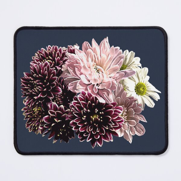 Item preview, Dark and Light Mums and Daisies designed and sold by Susan Savad.