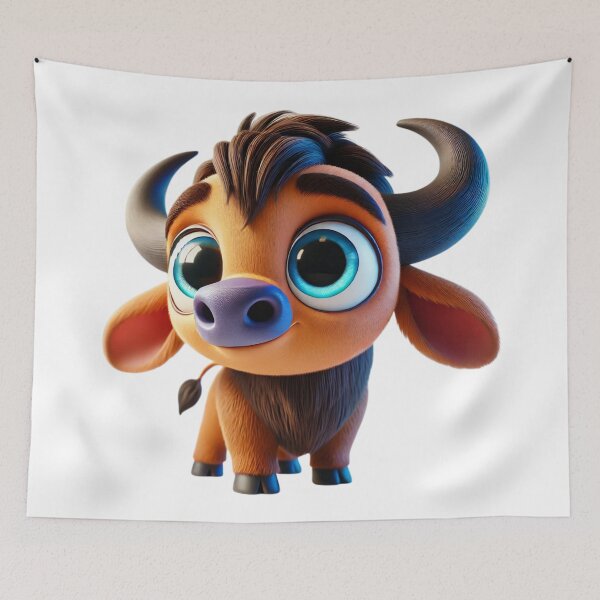 Item preview, Adorable Buffalo designed and sold by Sillytoe.