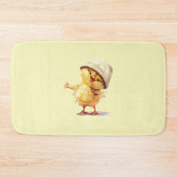 Item preview, Cute Smiling Chick with Cap – Funny Cartoon little Chicken designed and sold by EmeraldeaArt.