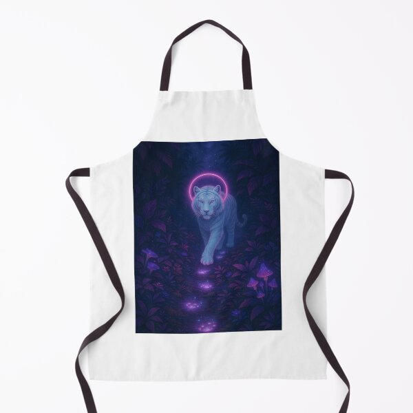 Item preview, Spirit Tiger Walking Through Cosmic Jungle designed and sold by dessertcruzing.