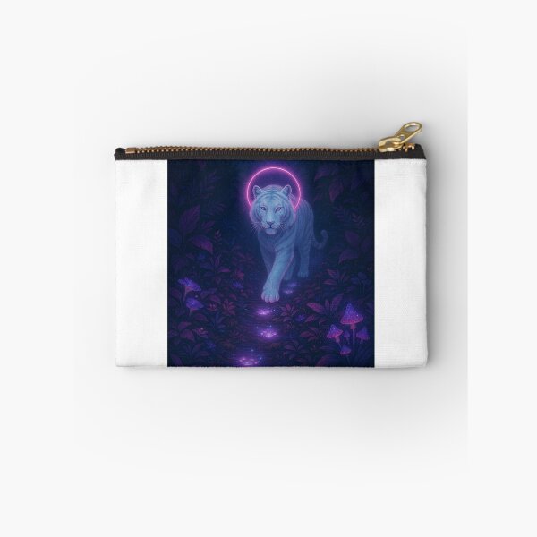 Item preview, Spirit Tiger Walking Through Cosmic Jungle designed and sold by dessertcruzing.