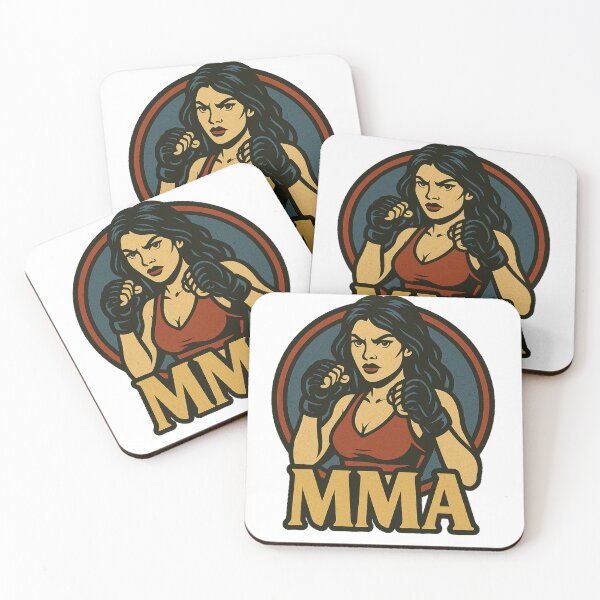 Artikelvorschau, Octagon Knockout Lady MMA entworfen und verkauft von JonelleTshirts.
