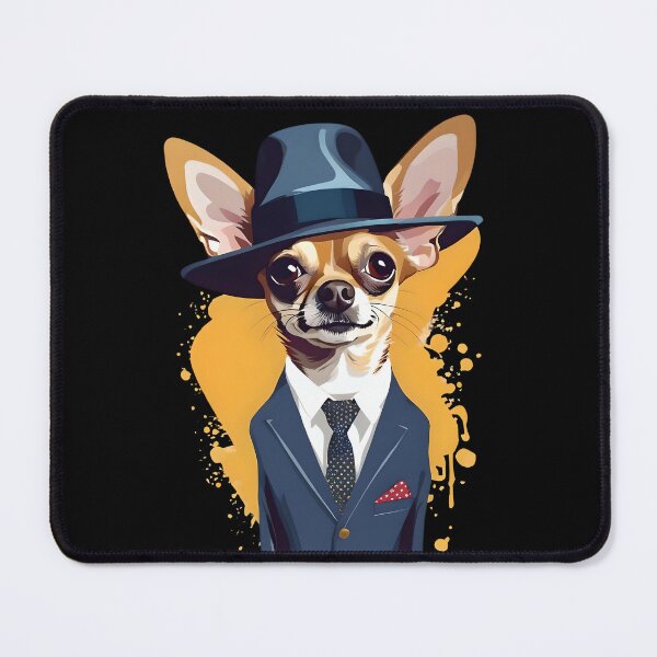 Item preview, Chihuahua with Suit & Hat - Dogwifhat designed and sold by DigitaledbyTailor.