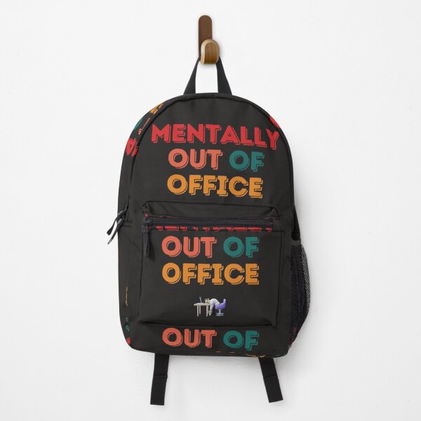 Item preview, Mentally Out of Office – Funny Workplace Burnout Quote Design designed and sold by GiftLore Studio.