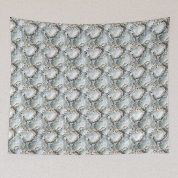 Item preview, Frosted Geode Crystals Icy Tones designed and sold by MidArtForge.