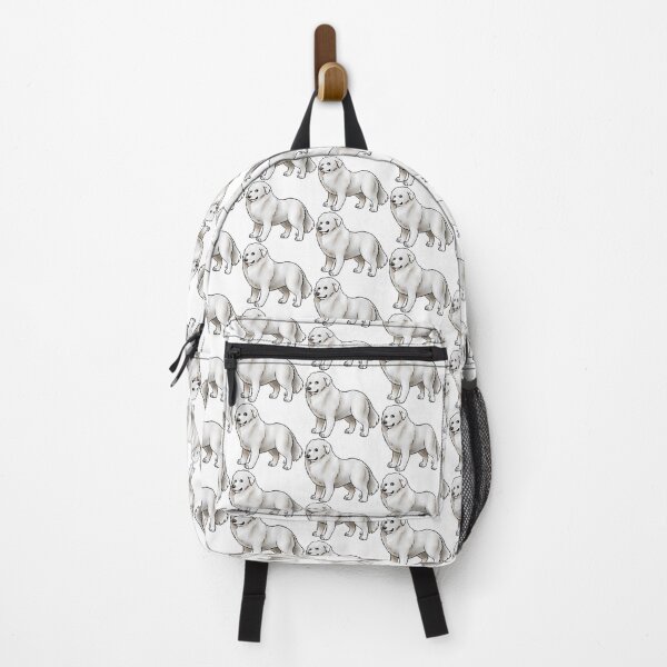 Item preview, Dog - Caucasian Shepherd - White Tail Down designed and sold by Jennifer Stolzer.