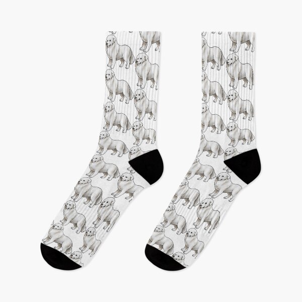 Item preview,  Dog - Caucasian Shepherd - White Tail Down designed and sold by Jennifer Stolzer.
