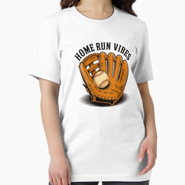 Vista previa del artículo con la obra «Diseño de guante y pelota de béisbol vintage con vibraciones de jonrón», diseñado y vendido por HALENDESS.