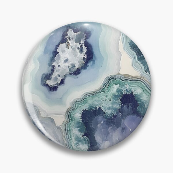Item preview, Frosted Geode Crystals Icy Tones designed and sold by MidArtForge.