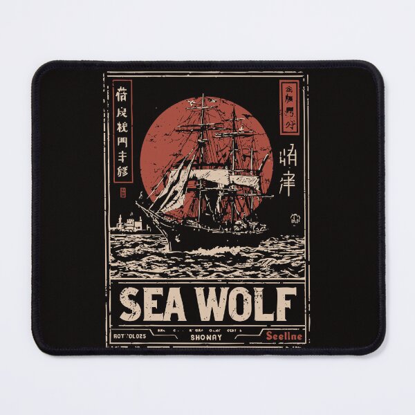 Item preview, Sea Wolf Pirate Ship – Vintage Maritime Propaganda Poster designed and sold by TuncGK.