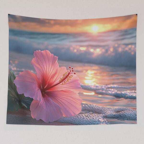 Aperçu de l'œuvre Plage d'Hibiscus créée et vendue par SirenSpellStudios.