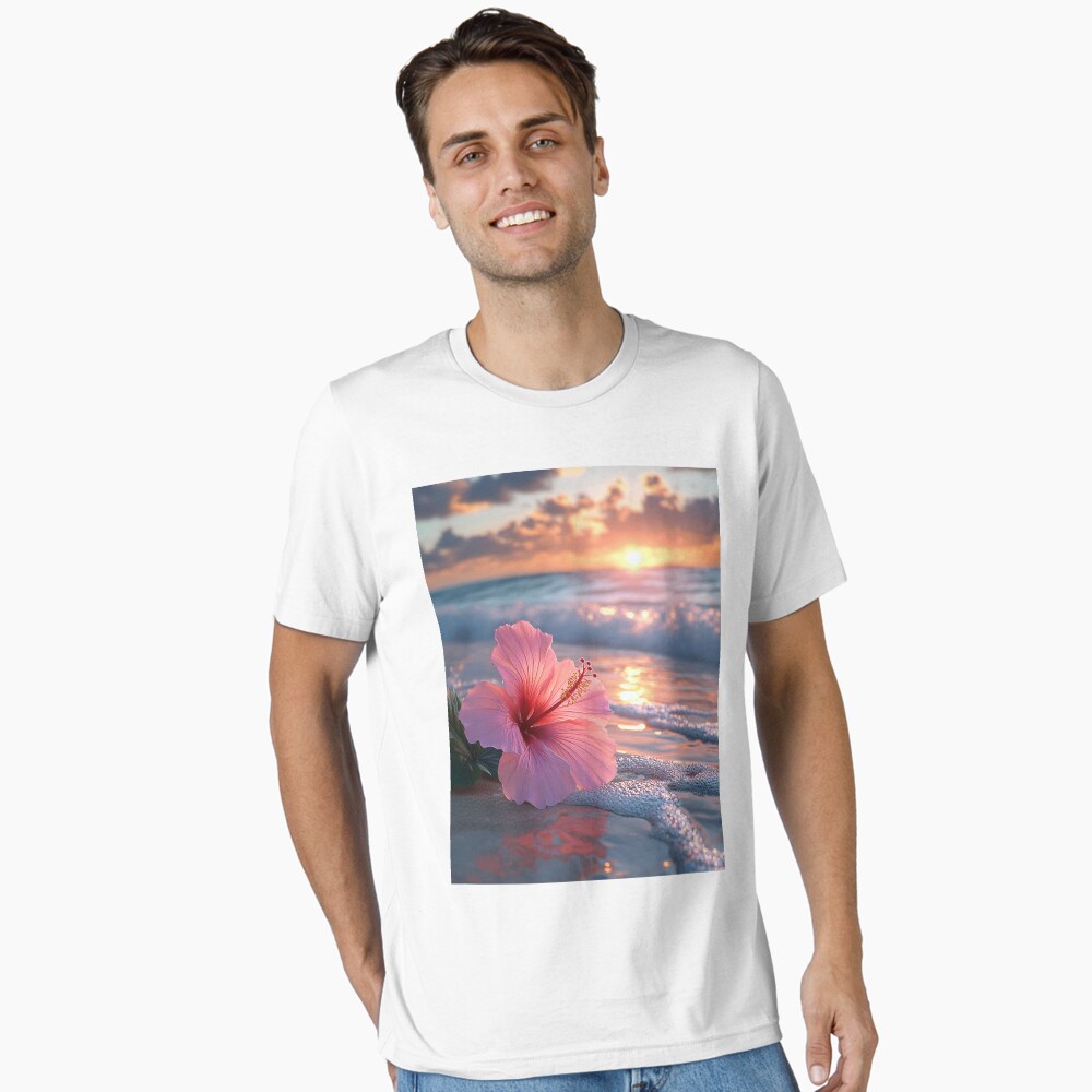Hibiscus Beach Poster