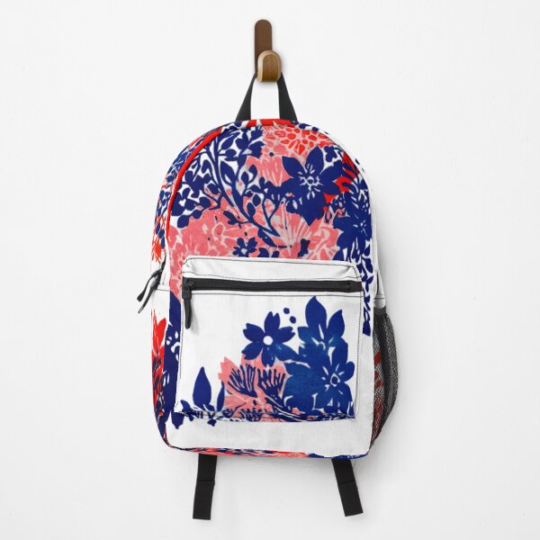 Item preview, Floral Lungs in Red & Blue – Modern Botanical Anatomy designed and sold by Kollibri.