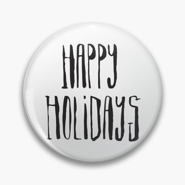 Item preview, Happy Holidays Hand lettering in black color designed and sold by Jdawnink.