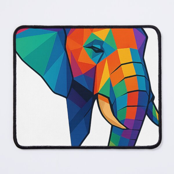 Item preview, Prismatic Three-Quarter Elephant Profile designed and sold by TheWonkyEaselCo.